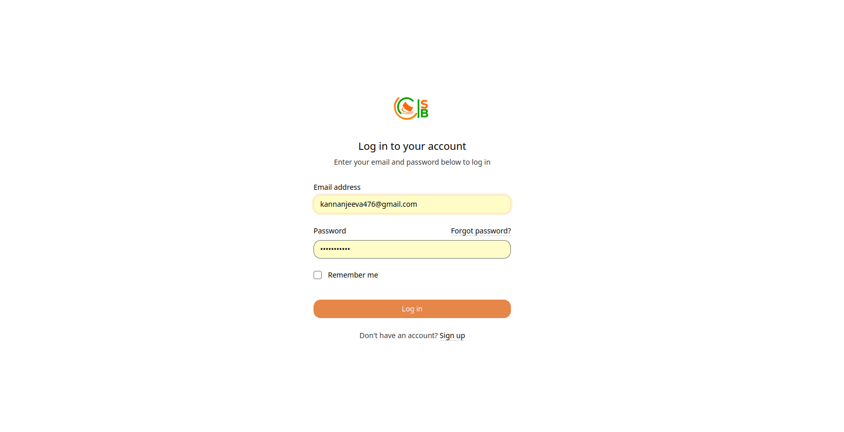 Login Form
